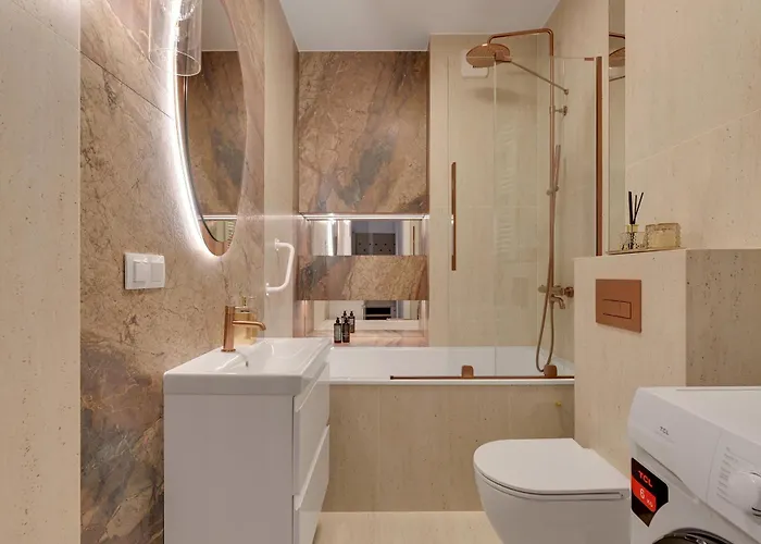 Doki Living - Foodhall & Parking By Downtown アパートホテル グダニスク